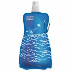 360° degrees Flexi Bottle 750ml boat on blue