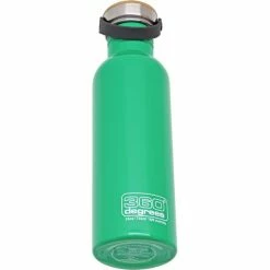 360° degrees Stainless Drink Bottle with Bamboo Cap 750ml spring green