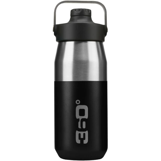 360° degrees Wide Mouth Insulated Drink Bottle with Sipper Cap 550ml black 1 360° degrees Wide Mouth Insulated Drink Bottle with Sipper Cap 550ml black