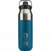 360° degrees Wide Mouth Insulated Drink Bottle with Sipper Cap 1000ml denim