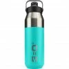 360° degrees Wide Mouth Insulated Drink Bottle with Sipper Cap 1000ml turquoise
