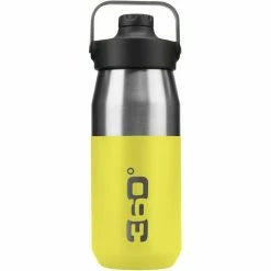 360° degrees Wide Mouth Insulated Drink Bottle with Sipper Cap 550ml lime