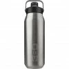 360° degrees Wide Mouth Insulated Drink Bottle with Sipper Cap 750ml silver