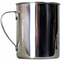 Basic Nature Stainless Steel Cup Polished 400ml