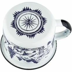 CAMPZ At the Lake Enamel Mug white/navy blue -Cups & Mugs Sales Store campz at the lake enamel mug white navy blue 4