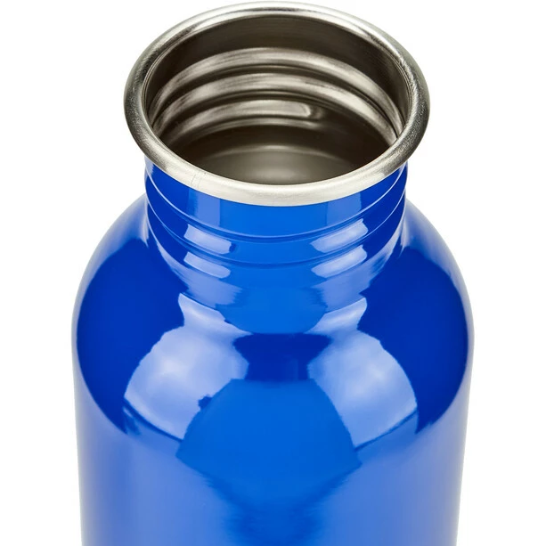 CAMPZ Bottle with Bamboo Cap 750ml blue 3 CAMPZ Bottle with Bamboo Cap 750ml blue - Image 3