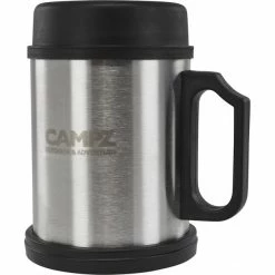 CAMPZ Thermo Mug Steel 400ml black/silver