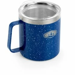 GSI Glacier Stainless Camp Cup 444ml blue speckle