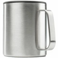 GSI Glacier Stainless 10 Fluid Ounce Camp Cup 296ml brushed -Cups & Mugs Sales Store gsi glacier stainless steel 10 fl oz camp cup brushed 3