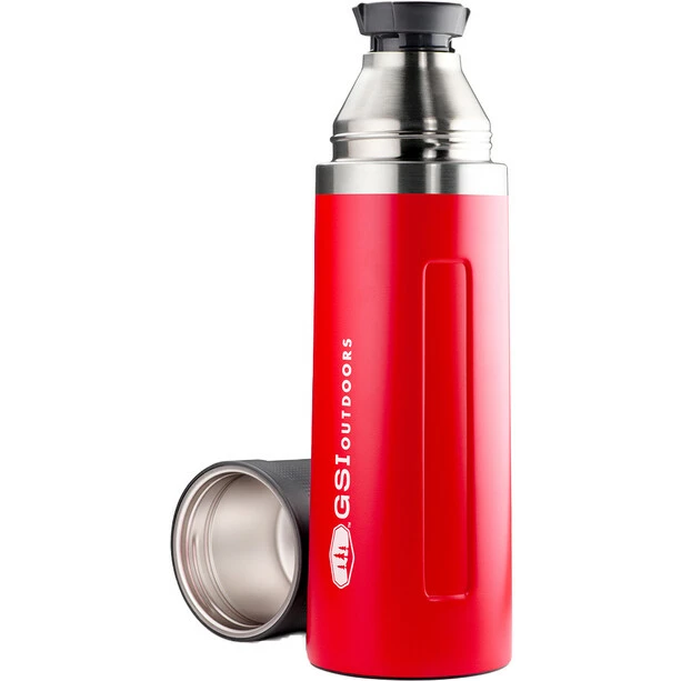 GSI Glacier Stainless Vacuum Bottle 1000ml red 1 GSI Glacier Stainless Vacuum Bottle 1000ml red