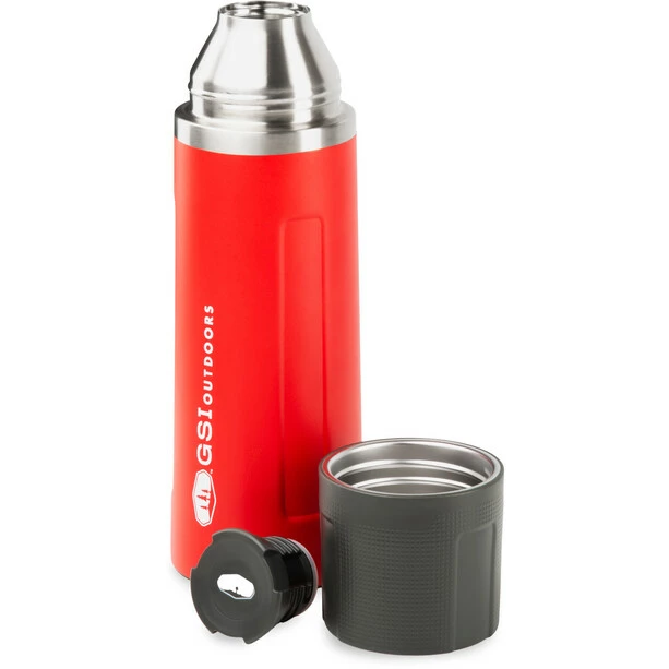 GSI Glacier Stainless Vacuum Bottle 1000ml red 2 GSI Glacier Stainless Vacuum Bottle 1000ml red - Image 2