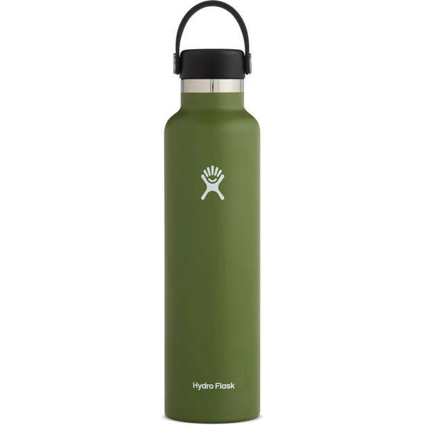 Hydro Flask Standard Mouth Bottle with Standard Flex Cap 709ml olive 1 Hydro Flask Standard Mouth Bottle with Standard Flex Cap 709ml olive