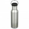 Klean Kanteen Classic Narrow Bottle 532ml with Loop Cap brushed stainless