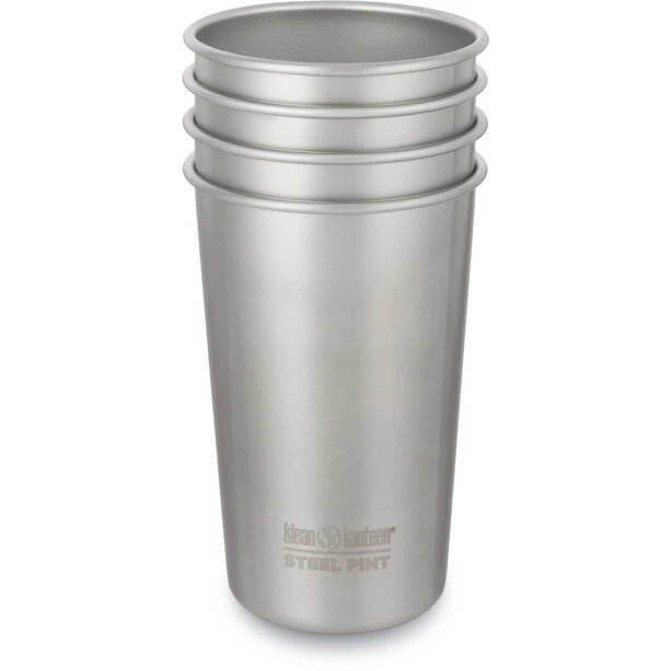 Klean Kanteen Pint Cup 473ml/4 Pieces brushed stainless 1 Klean Kanteen Pint Cup 473ml/4 Pieces brushed stainless