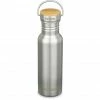 Klean Kanteen Reflect Narrow Bottle 532ml with Bamboo Cap brushed stainless