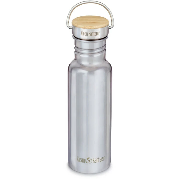Klean Kanteen Reflect Narrow Bottle 532ml with Bamboo Cap mirrored stainless 1 Klean Kanteen Reflect Narrow Bottle 532ml with Bamboo Cap mirrored stainless