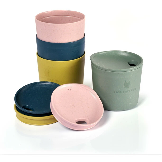 Light My Fire MyCup´n Lid Cup Short 4 Pack nature 1 Light My Fire MyCup´n Lid Cup Short 4 Pack nature