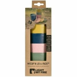Light My Fire MyCup´n Lid Cup Short 4 Pack nature 3 Light My Fire MyCup´n Lid Cup Short 4 Pack nature -Cups & Mugs Sales Store light my fire mycupn lid cup short 4 pack nature 2
