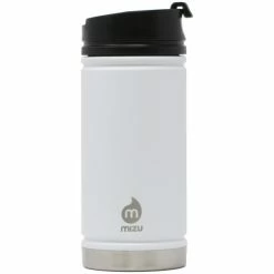 MIZU V5 Insulated Bottle 450ml with Coffee Lid white