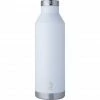 MIZU V8 Insulated Bottle with Stainless Steel Cap 750ml enduro white