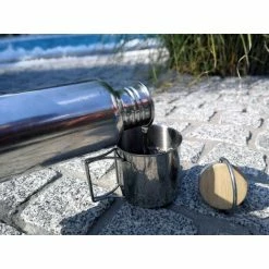 Basic Nature Space Safer Mini Stainless Steel Mug with Folding Handles -Cups & Mugs Sales Store relags edelstahlbecher faltgriff 6