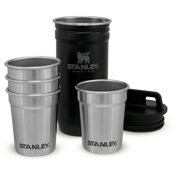 Stanley Adventure Shot Glass Set 4 x 59ml matte black 1 Stanley Adventure Shot Glass Set 4 x 59ml matte black